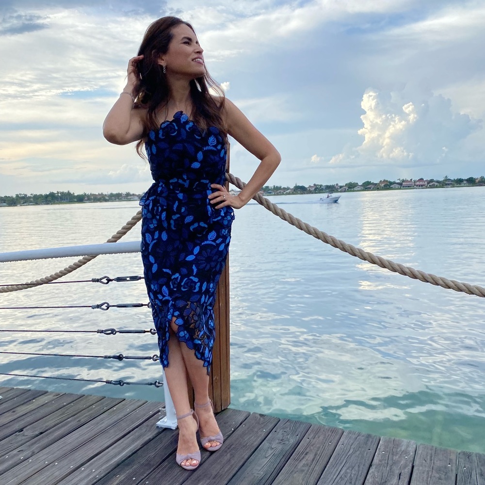 Perfect cocktail dress, Revolve dress, small, worn once, great condition.